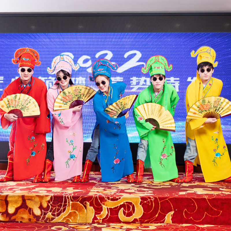 速发江南四大才子古装服装伴郎服装年会小笑搞服演出品直播唐伯虎