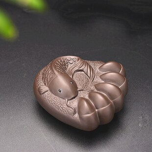 速发创意紫砂茶宠家居茶盘艺件趣味茶玩工摆可茶具摆件茶桌品养