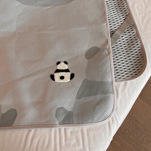 速发件三熊猫凉席席凉感夏季凉席爱可套单双人学生宿舍软席