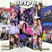 aespa明星海报高颜值ins风韩国韩系墙贴学生房间卧室墙面装 饰贴纸
