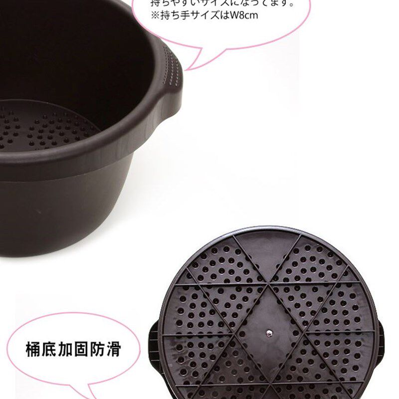 现货速发加厚洗脚盆塑料足浴桶家用泡脚桶加高足浴盆泡脚盆沐足浴