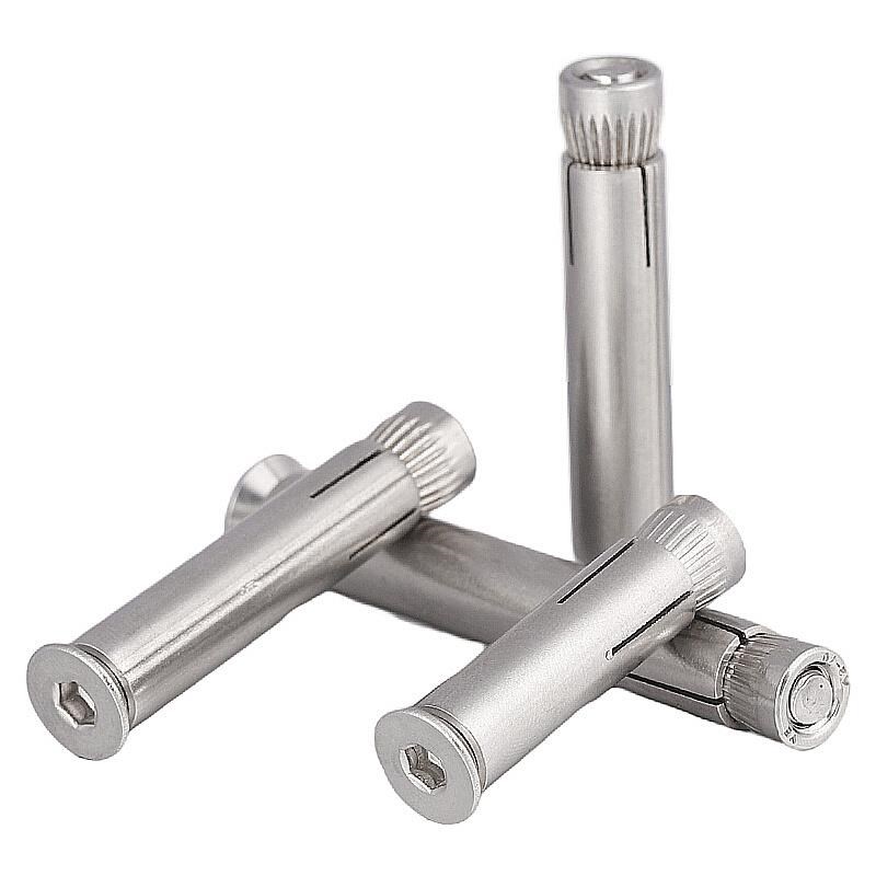 速发04/201不锈1内胀式膨胀螺丝沉头内六角内膨置螺栓拉爆m6m8m钢