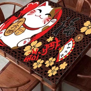 速发打牌的垫子手搓桌桌布麻厚面音机加垫子麻烦桌消贴布