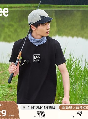 速发24新品标准版logo字母印花男圆0T恤休闲潮8T0领流1114LE