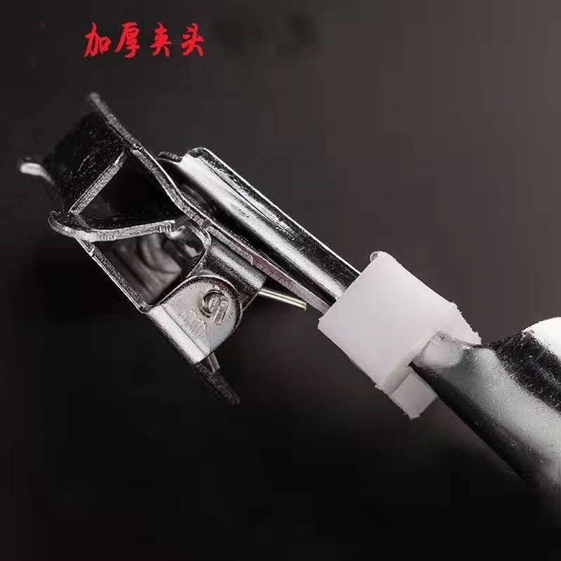 速发DE7T尘推铁夹子尘推杆排拖把杆配件替换接头拖连夹棉向不锈
