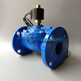 100 速发DF1铸铁水用电磁阀24v220v常开法兰电磁开关阀D50