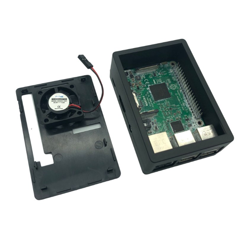 新品树莓派4B ABS外壳 Pi4代/3B+ 3.5寸显示屏壳子 SPI接口显示器