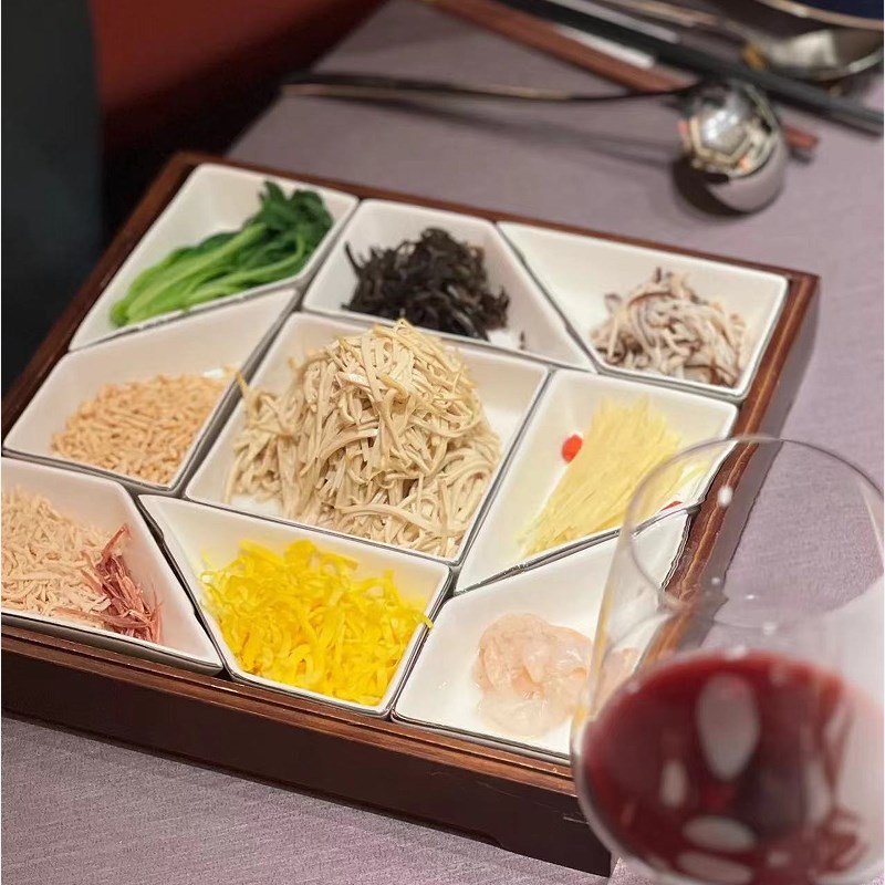 速发北京烤鸭餐一鸭九吃特色密意盘具酒店创胺淮扬菜拼盘冷菜高级