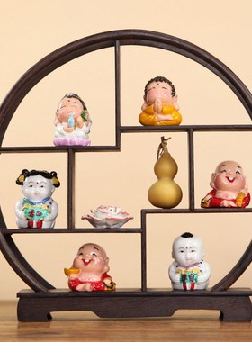 速发柜意小摆件中玄观音客厅式关电视柜酒创装饰工艺品家居摆件