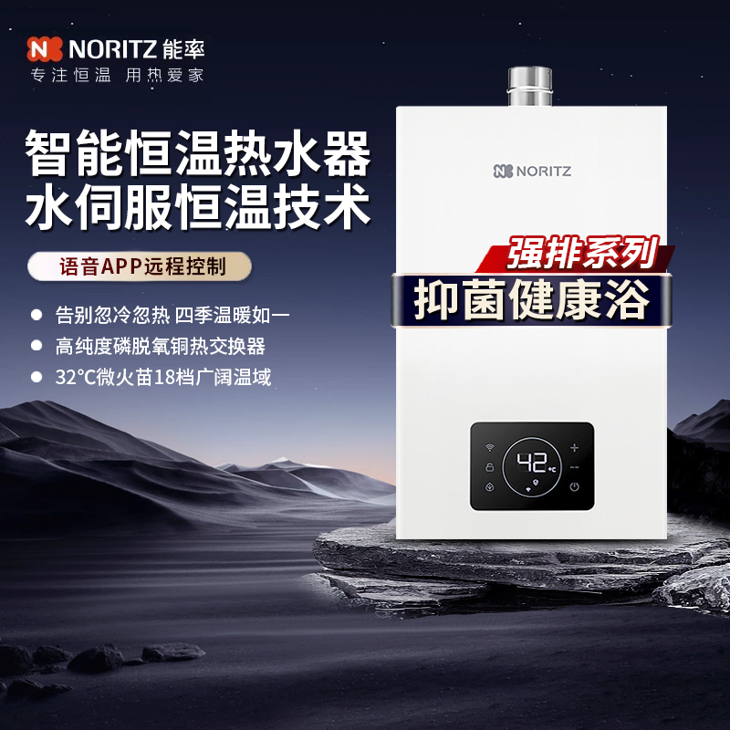 能率智能恒温16L强排式天然气