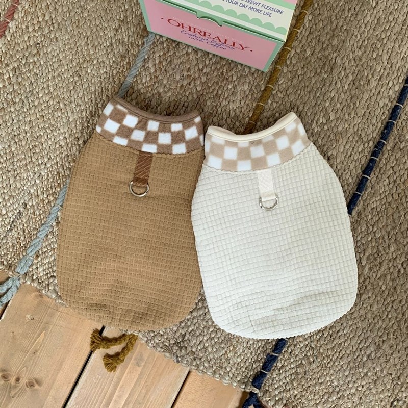 速发秋狗加厚马甲可牵幼泰迪比熊衣服奶冬猫咪小型引犬棉衣