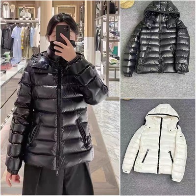 2025新款蒙家羽绒服女王菲短款大码白色黑色加厚修身90白鹅绒m家