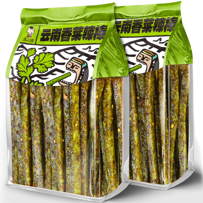 滇二娃香菜辣条面筋食品