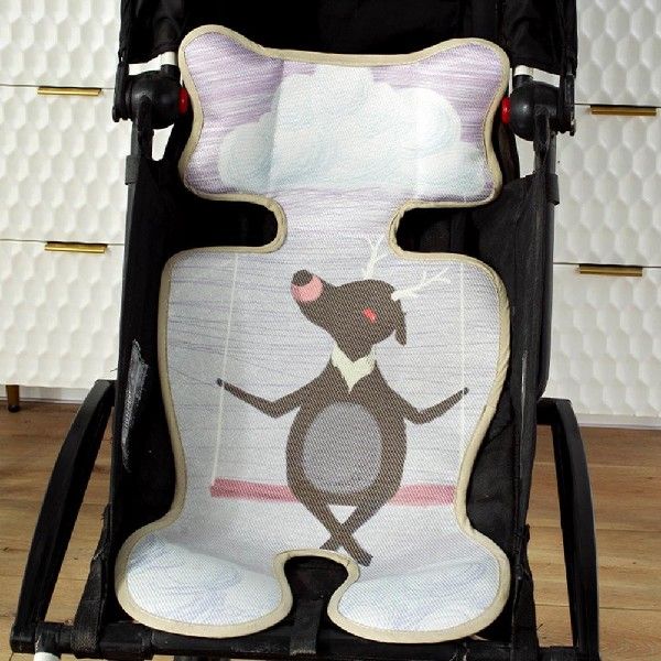 Wear Resistant Skin Friendly Baby Stroller Seat Cushion for