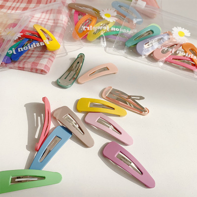 极速8/10pcs/set Colorful BB Clips Candy Color Sweet Geometri