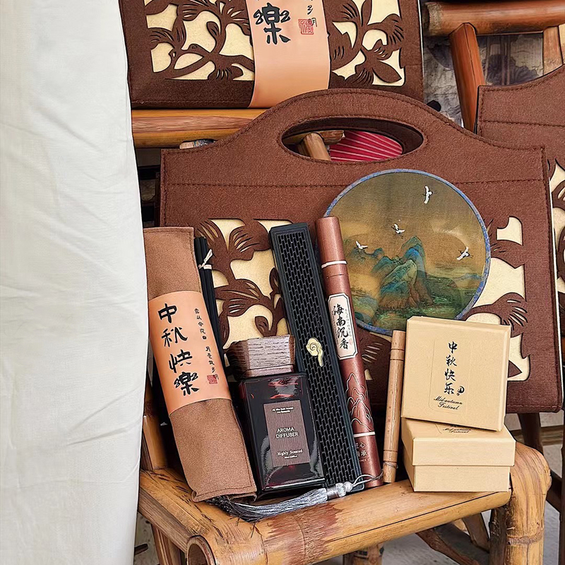 中秋节月饼礼袋公司商务礼品月饼礼盒包装盒定制ogo创意档礼盒