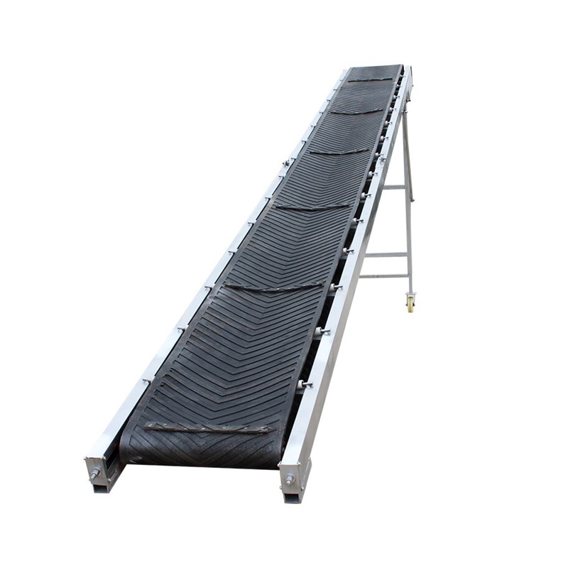 小型输送机流水线皮带滑装车卸货电动输送带摺叠升降式 三米输送