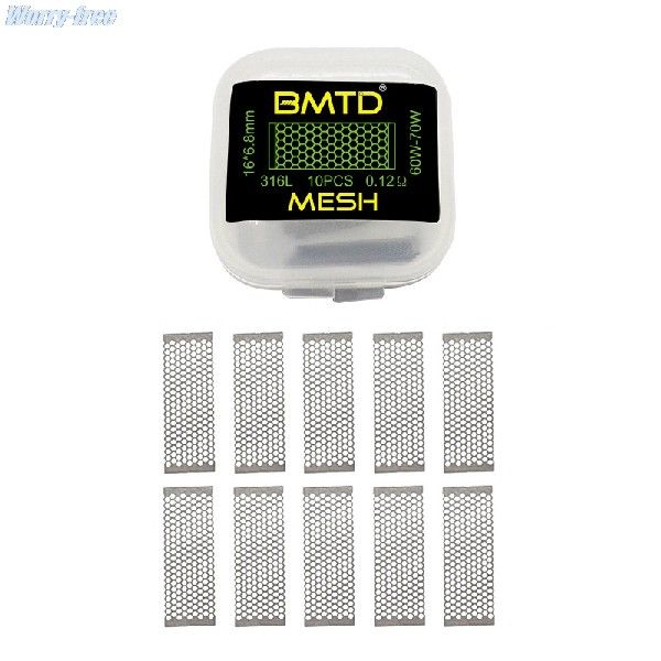 10pcs / box SS316L MESH mesh heating sheet stainless steel