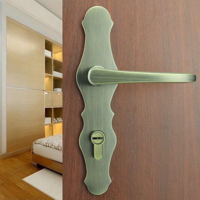 。德国鸿瀛中式仿古门锁 田园大门锁 青古铜门锁 美式卧室内房门