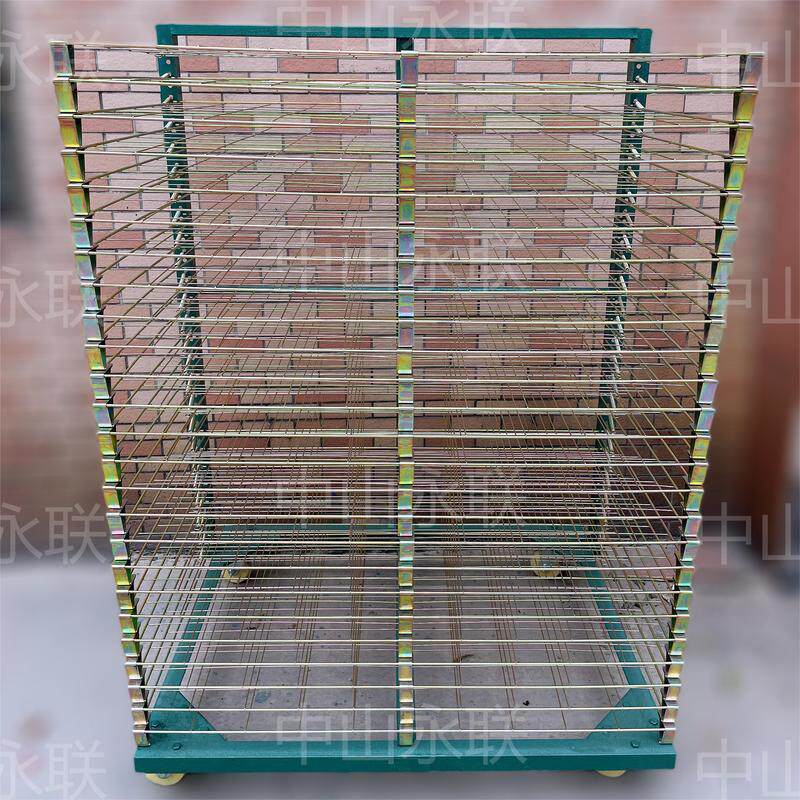 网版印刷千层架50层25层干燥架仓储货架折叠置物架线路板周转车晾