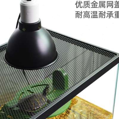 乌龟缸玻璃生态造景缸带盖子剃刀麝香深水龟专用饲养缸鱼龟混养箱