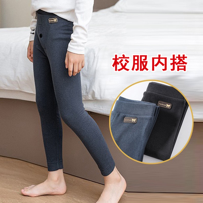 校服神器棉裤儿童内搭裤加厚冬季加绒裤子男童内穿秋季中大童保暖