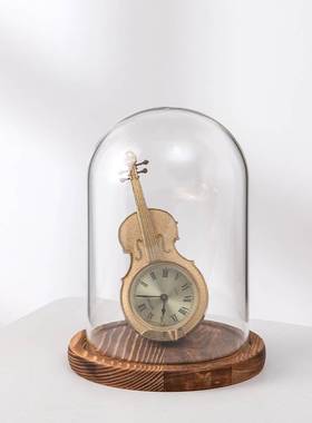 促销新款摆放花玻璃罩透明展示盒人偶耶诞树积木手模桌面摆件模型