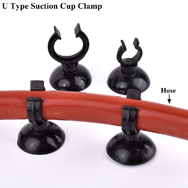 5~20Pcs 5~18mm PVC Pipe Suction Cup Clamp Aquarium Fish
