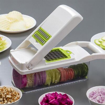 极速7 In 1 Vegetable Cutter Multifunctional Steel Blade Slic