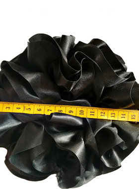 极速2022 Fashion Solid Color 15Cm Large Satin Elastic Hair B