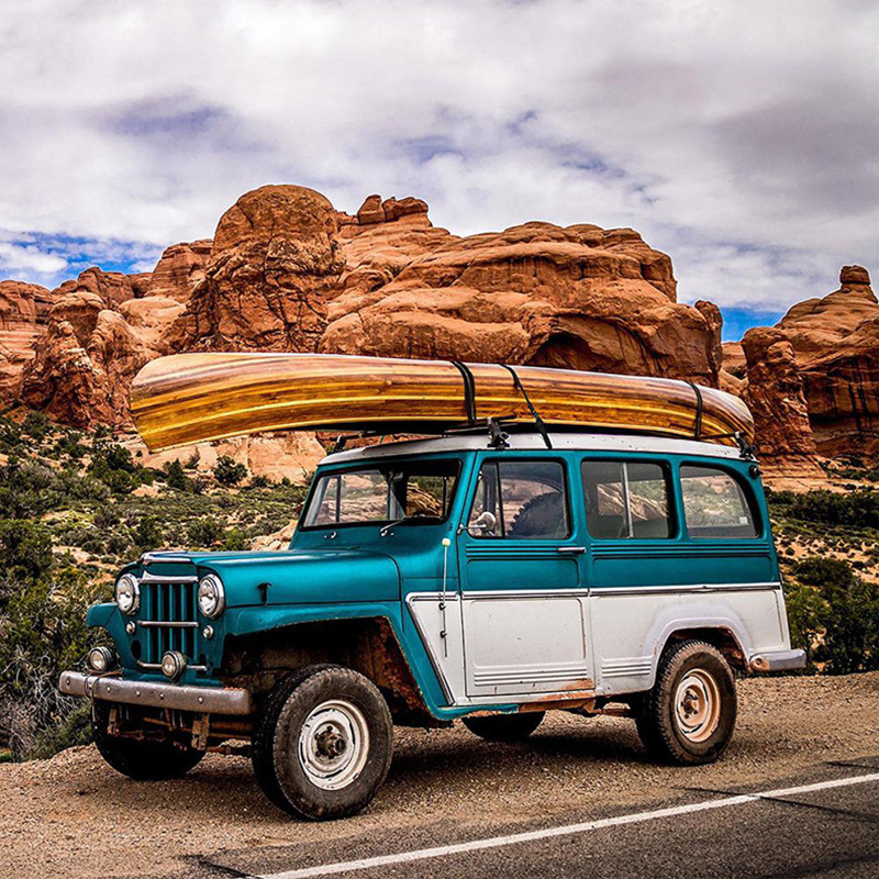 皮划艇冲浪板捆绑绳独木舟自行车绑带货物固定车顶行李架捆绑带