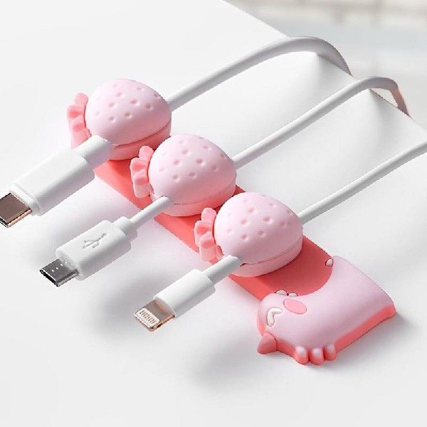 新品Magnetic Wire Holder Adhesive Cord Holders Cable Managem