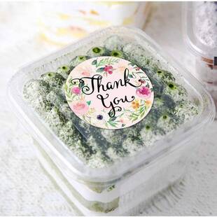 Stckser Stc 极速500pcs You Label Sealng Color Thank Beautful