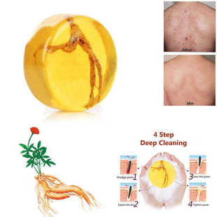 100g Ginseng Soap Moistening Natural Whitening Soap Face whi