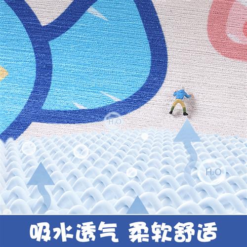 地毯卧室儿童房卡通床边毯房间学习桌地垫家用客厅书桌床前地垫