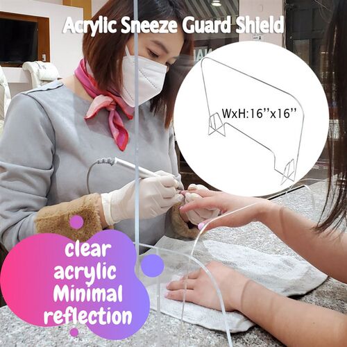 极速Completely transparent Antispray Plastic Divider Protect
