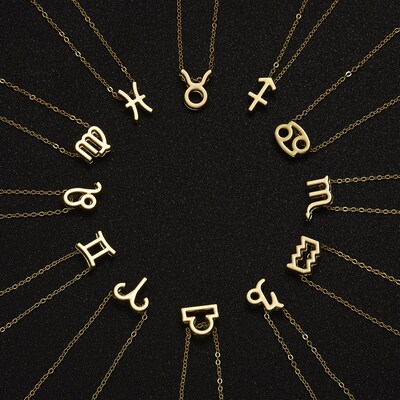 极速3Pcs/Set Cardboard Star Zodiac Sign Pendant 12 Constella