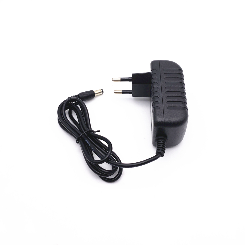 欧规标DC12V0.5A1A2A3A3V5V6V7.5V9V15V18V24V电源适配器EU充电线
