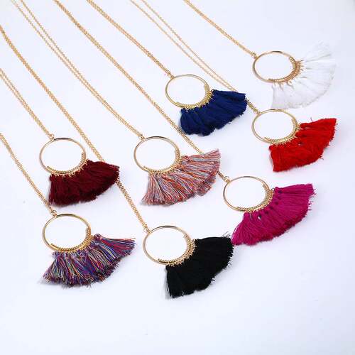 极速Tassel Necklace Jewelry Fashion Pendant Accessories Summ