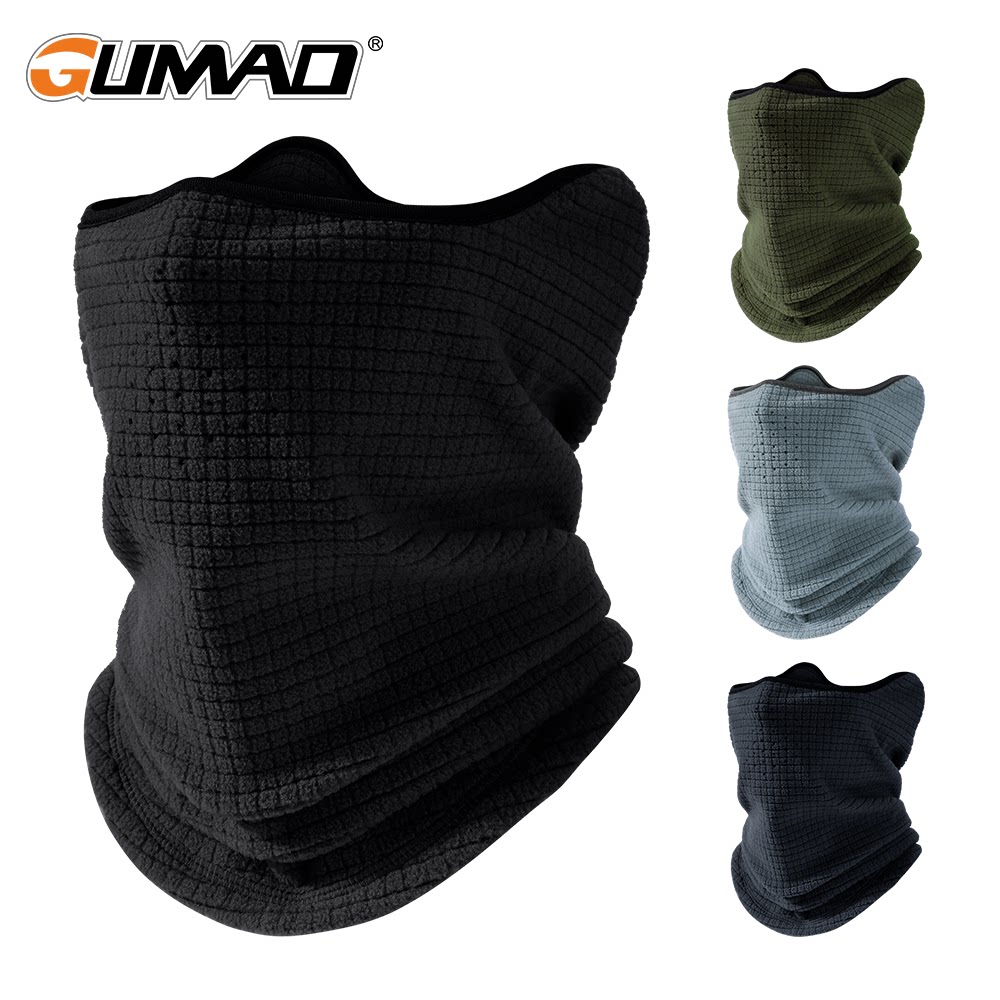 GUMAO冬季保暖面罩加绒护耳防风防寒护颈滑雪骑车骑行围脖套男女