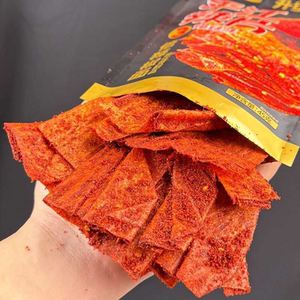 辣年花开抖音同款平江辣片网红零食小吃湖南特产豆皮辣条儿时经典