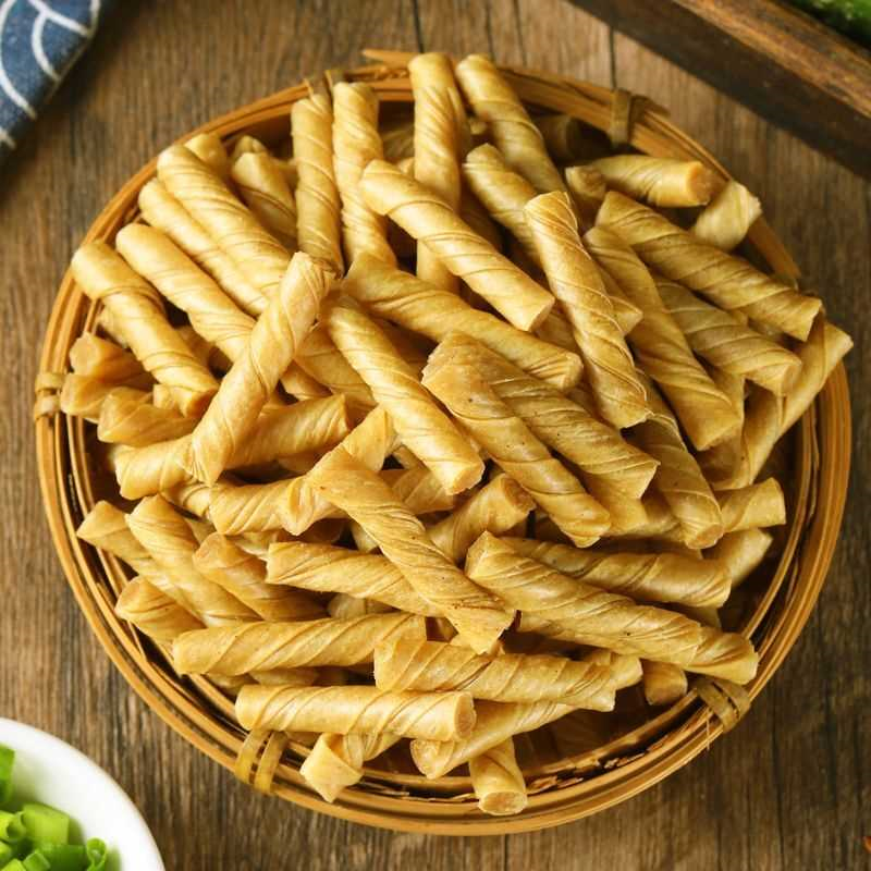 豆筋棍豆丁干豆卷豆制品干货 多规格人造肉豆皮腐竹皮火锅麻辣