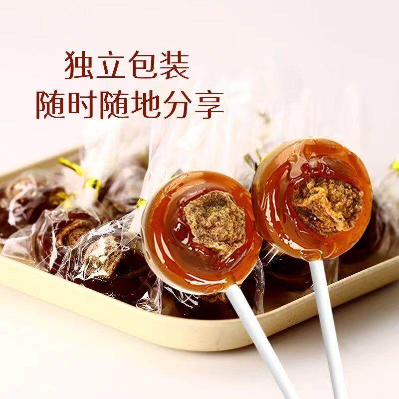 怀旧糖果经典话梅棒棒糖黑糖水果味梅心棒棒糖麦牙糖休闲食品零食
