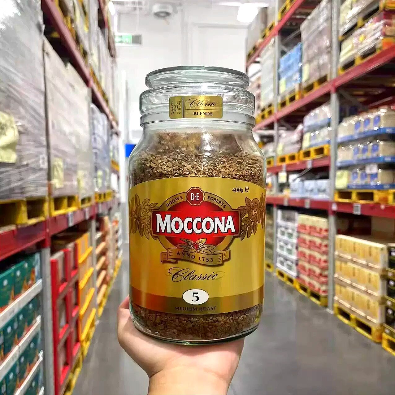 山姆摩可纳Moccona进口5号冻干咖啡速溶粉美式正品代购官方旗舰店