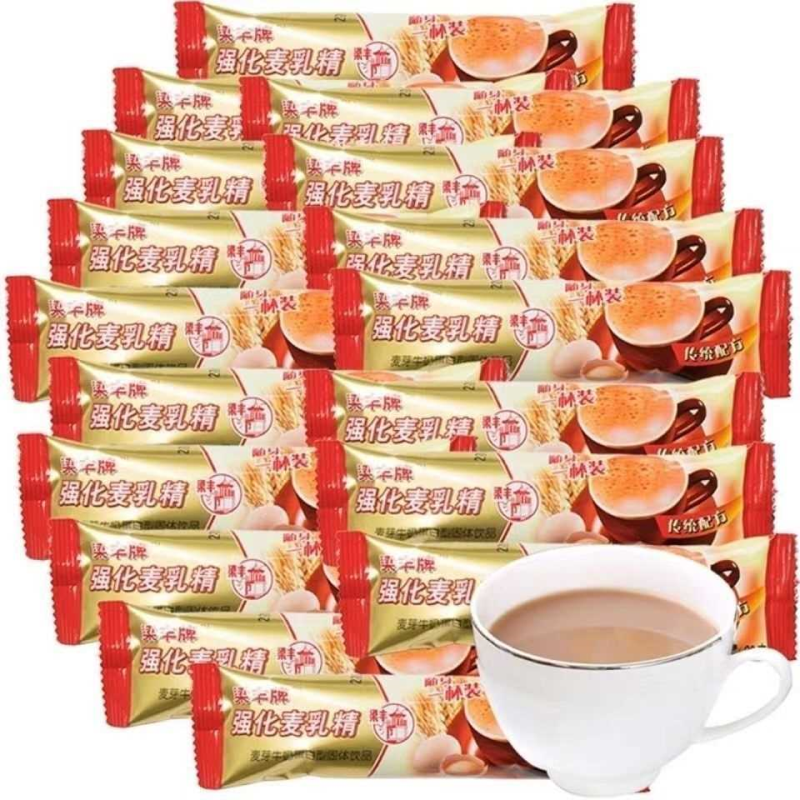 梁丰强化麦乳精30g冲泡饮品怀旧老式冲饮颗粒乐口福3条