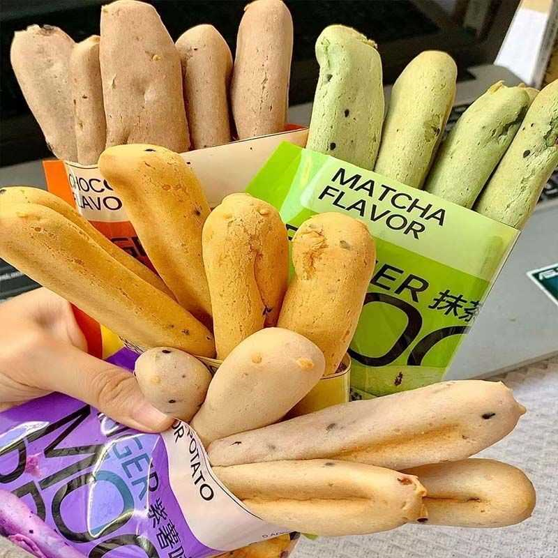 【40根8大袋】手指麻薯面包软轻食代餐饱腹捏捏解馋小零食5根1袋