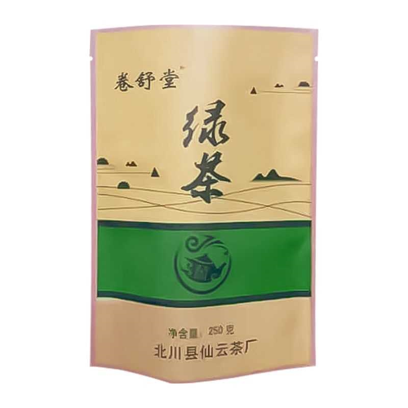 卷舒堂绿茶2025新茶明前浓香型耐泡散装袋装北川高山茶叶批发商用