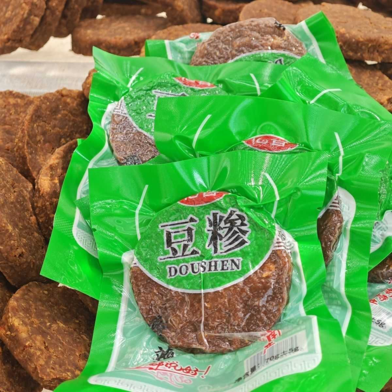 周口特产手工豆糁五香麻辣真空包装河南老式酱豆河南豆糁饼子