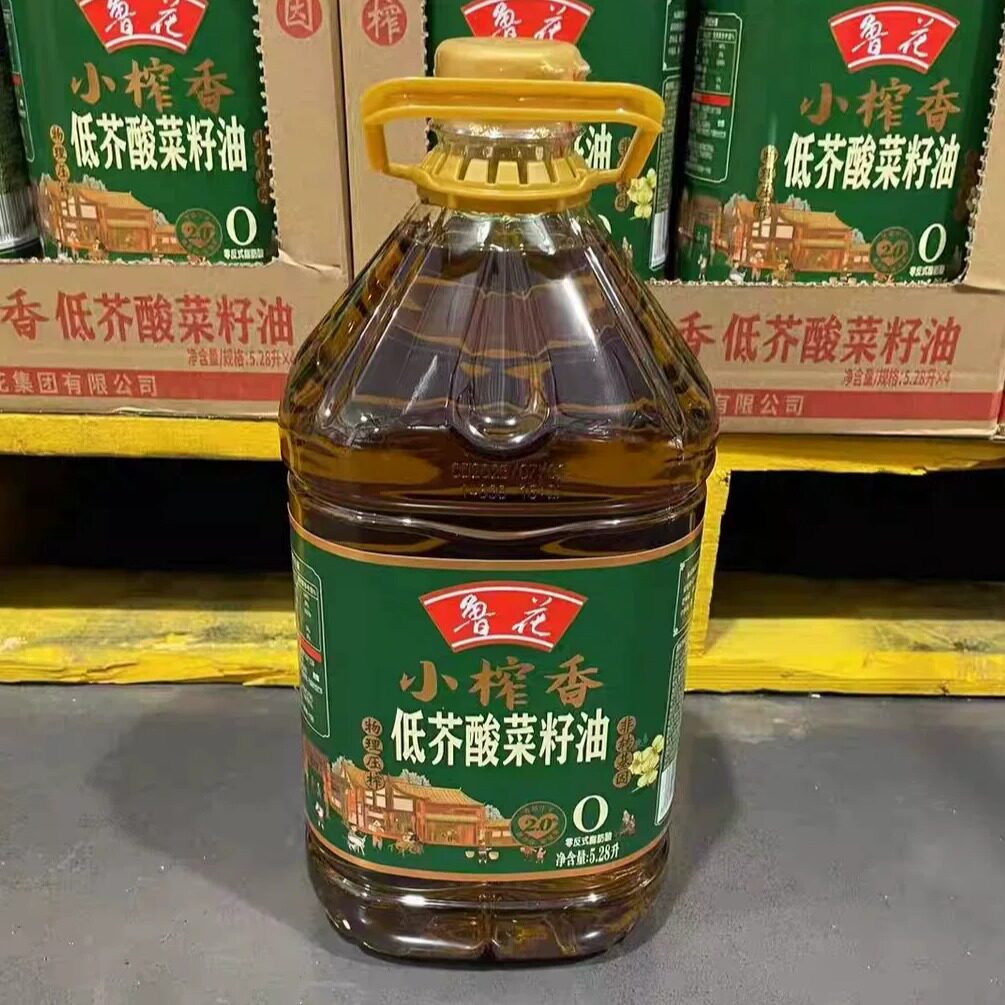 山姆鲁花小榨香低芥酸菜籽油物理压榨炒菜必备正品代购官方旗舰店