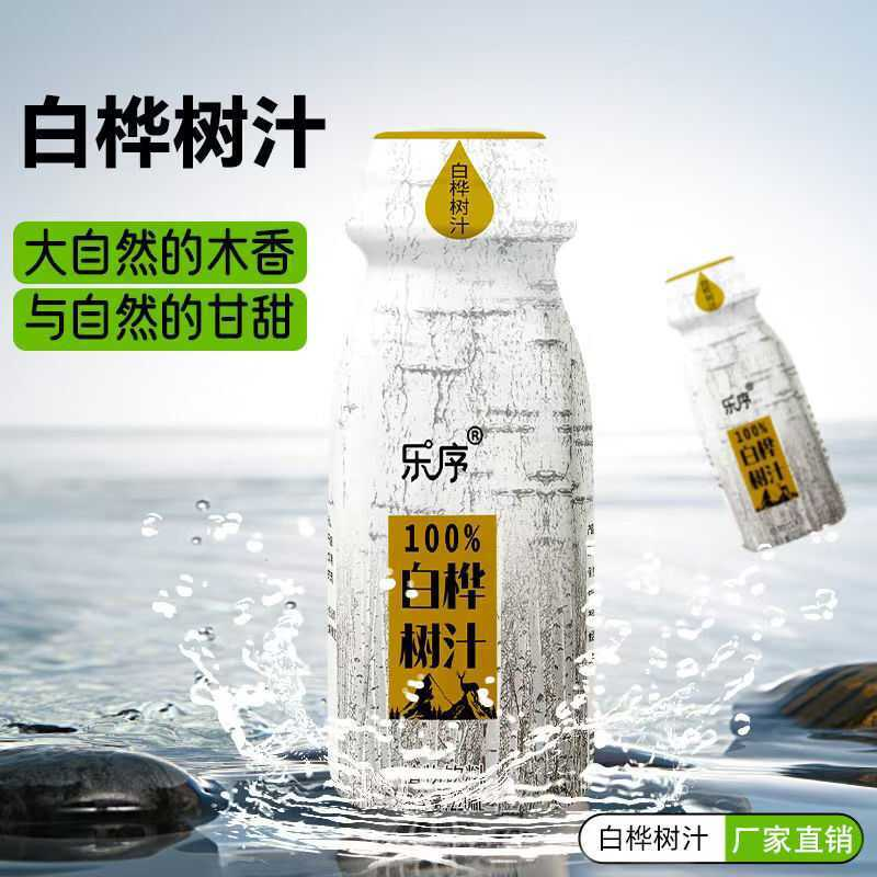 白桦树汁植物饮料10瓶木香浓郁夏日凉爽解渴饮品天然原液清爽甘甜